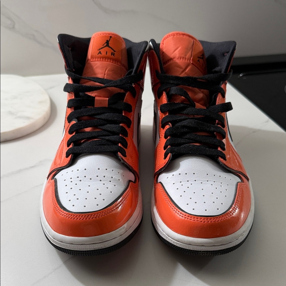 Nike Orange and Black Sneakers